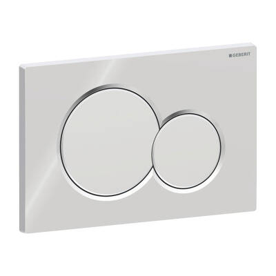 Geberit Sigma01 115.770.KA.5 Kumanda Kapağı - Çift Basmalı Parlak/Mat Krom - 1