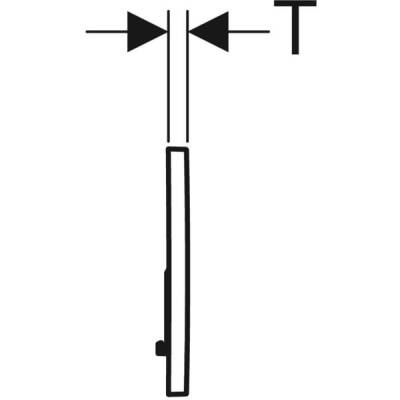 Geberit Sigma01 115.770.LB.5 Çift Basmalı Kumanda Paneli, Kırmızı, Mavi - 4