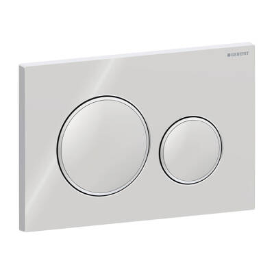 Geberit Sigma20 115.882.KH.1 Kumanda Kapağı - Çift Basmalı - Parlak/Mat/Parlak - 1
