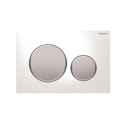 Geberit Sigma20 115.882.KL.1 Kumanda Kapağı - Çift Basmalı - Beyaz/Mat/Mat - 1