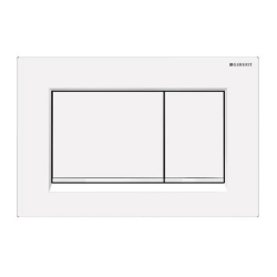 Geberit Sigma30 115.883.01.1 Çift Basmalı Mat Beyaz/Beyaz/Mat Beyaz - Geberit