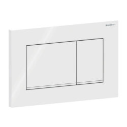 Geberit Sigma30 115.883.11.1 Çift Basmalı Beyaz/Mat Beyaz/Beyaz - 1