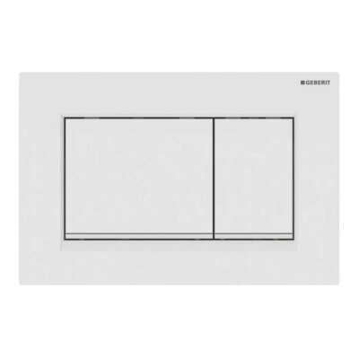 Geberit Sigma30 115.883.11.1 Çift Basmalı Beyaz/Mat Beyaz/Beyaz - Geberit