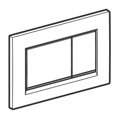 Geberit Sigma30 115.883.16.1 Çift Basmalı Mat Siyah / Siyah / Mat Siyah - 3