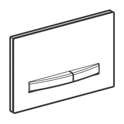 Geberit Sigma50 115.788.11.2 Kumanda Paneli, Çift Basmalı, Beyaz - 3