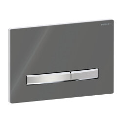 Geberit Sigma50 115.788.SD.2 Kumanda Paneli, Çift Basmalı, Füme Cam