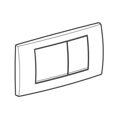 Geberit Twinline30 115.899.KH.1 Kumanda Kapağı -  Krom - 3