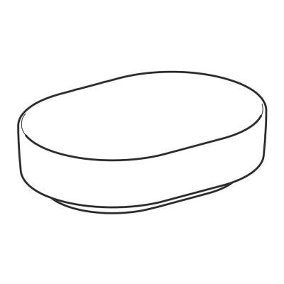 Geberit VariForm 500.774.01.2 Çanak Lavabo - Oval - Beyaz 55 cm - 5