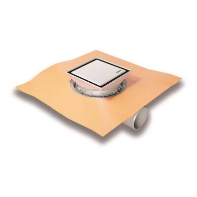 Hüppe Master V Yalıtımlı Noktasal Su Gideri, Seramik Uyumlu,10x10cm, Mat , 47H0026000000025 - 1