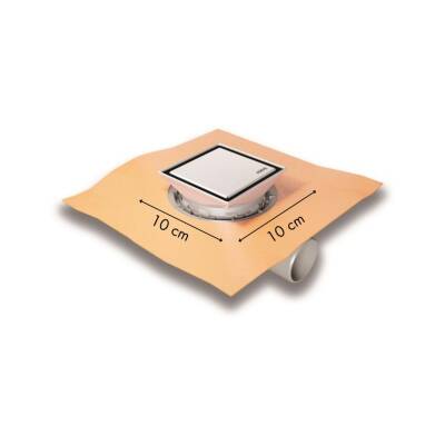 Hüppe Master V Yalıtımlı Noktasal Su Gideri, Seramik Uyumlu,10x10cm, Mat , 47H0026000000025 - 2