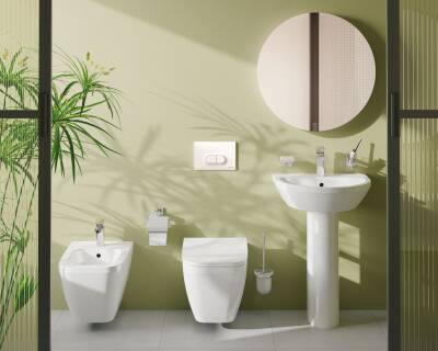 VitrA Integra Square Klozet kapağı 191-003R009 Slim - duroplast - üstten sıkmalı - yavaş kapanır - kolay sök-tak - metal menteşeli - beyaz - 2