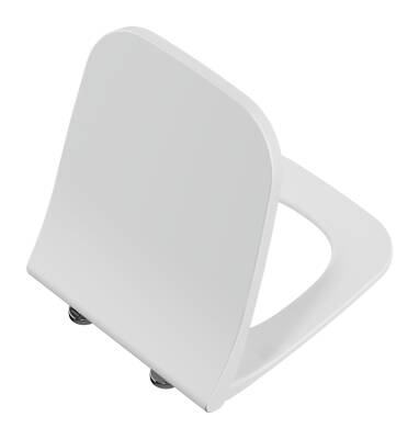 VitrA Integra Square Klozet kapağı 191-003R009 Slim - duroplast - üstten sıkmalı - yavaş kapanır - kolay sök-tak - metal menteşeli - beyaz - 1