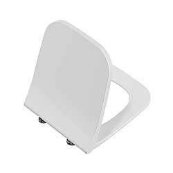 VitrA Integra Square Klozet kapağı 191-003R009 Slim - duroplast - üstten sıkmalı - yavaş kapanır - kolay sök-tak - metal menteşeli - beyaz