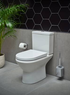 VitrA Integra Takım klozet 7044L003-0088 Rim-ex - arkası açık - 62 cm - taharet borulu - beyaz - 2