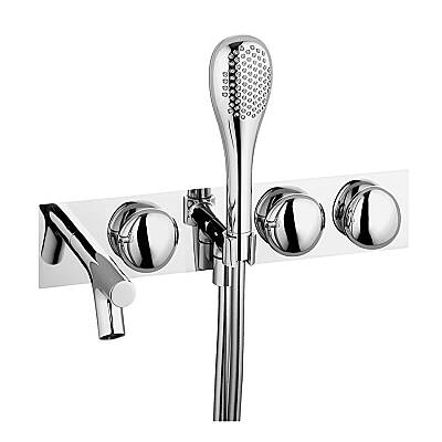VitrA Istanbul Ankastre Banyo Bataryası A42848 Krom - 1