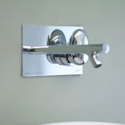 VitrA Istanbul Ankastre Lavabo Bataryası A42232 Sıva Üstü Grubu - Krom - 3