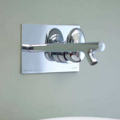 VitrA Istanbul Ankastre Lavabo Bataryası A42232 Sıva Üstü Grubu - Krom - 3