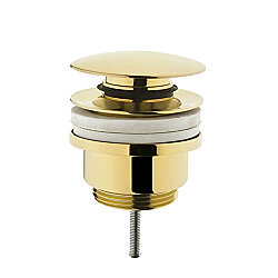 VitrA Origin Basmalı Lavabo Süzgeci A4514974 Evrensel - Yuvarlak - Soft Altın