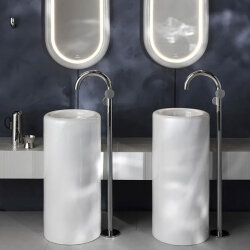 VitrA Liquid Lavabo Bataryası A42775 Yerden - Sağdan Kullanım - Krom - 2