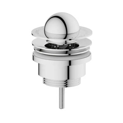 VitrA Liquid Lavabo Yuvarlak Süzgeci A45169 Sabit - Krom - 1