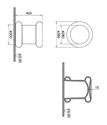 VitrA Liquid Tabure 7326B403-0155 Seramik, Beyaz - 4