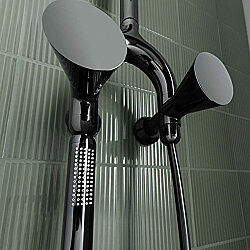 VitrA Liquid Tom Dixon Termostatik Duş Sistemi A4721939 Parlak Siyah - 3