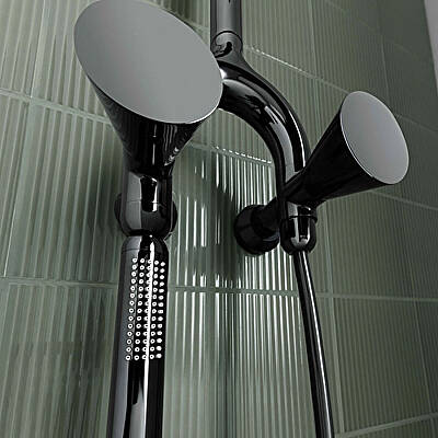 VitrA Liquid Tom Dixon Termostatik Duş Sistemi A4721939 Parlak Siyah - 3