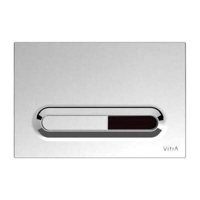 VitrA Loop T Temassız Kumanda Paneli 768-0885 Mat Krom - 8 cm Gömme Rezervuarlar Ve El Değmeden Hijyen Ürünleri İçin - 1