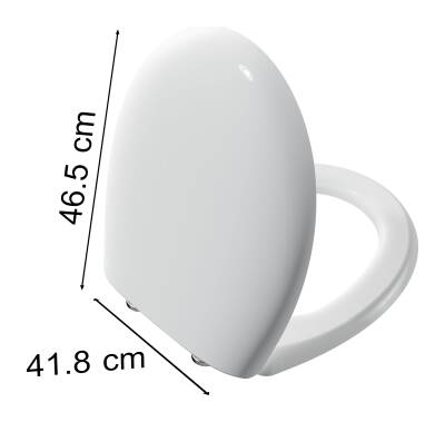 VitrA Memoria Klozet kapağı 106-003R009 Duroplast - üstten sıkmalı - yavaş kapanır - kolay sök-tak - metal menteşeli - beyaz - 2