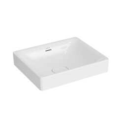 VitrA Metropole Çanak lavabo 7534B003-0673 Dikdörtgen - 50x40 cm - armatür deliksiz - su taşma delikli - beyaz 