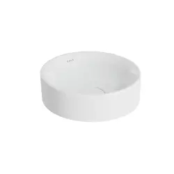 VitrA Metropole Çanak lavabo 7542B003-0016 Yuvarlak - 40x38 cm - armatür deliksiz - su taşma deliksiz - beyaz - 1