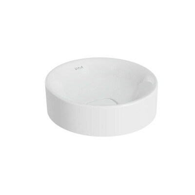 VitrA Metropole Çanak lavabo 7542B003-0016 Yuvarlak - 40x38 cm - armatür deliksiz - su taşma deliksiz - beyaz - VitrA