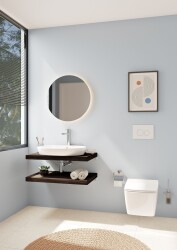 VitrA Metropole Klozet kapağı 122-003R009 Slim - duroplast - üstten sıkmalı - yavaş kapanır - kolay sök-tak - metal menteşeli - beyaz - 2