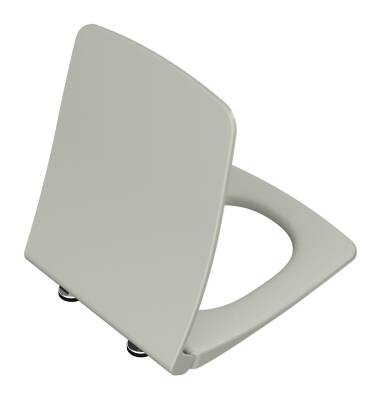 VitrA Metropole Klozet kapağı 122-020-009 Slim - duroplast - üstten sıkmalı - yavaş kapanır - metal menteşeli - mat bej - 1
