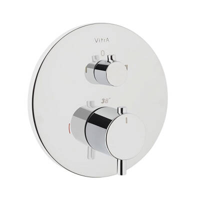 VitrA Origin Ankastre Termostatik Banyo Bataryası A42671 V-Box Sıva Üstü Grubu - Krom - 1