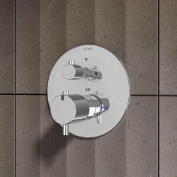 VitrA Origin Ankastre Termostatik Banyo Bataryası A42671 V-Box Sıva Üstü Grubu - Krom - 3