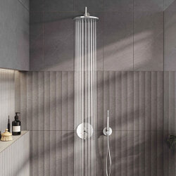 VitrA Origin Ankastre Termostatik Banyo Bataryası A42671 V-Box Sıva Üstü Grubu - Krom - 5