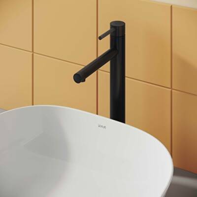 VitrA Origin Çanak Lavabo Bataryası A4255836WTC Mat Siyah - 2