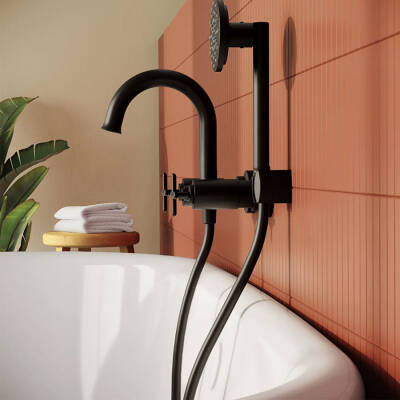 VitrA Origin Classic Banyo Bataryası - Mat Siyah A4289336 - 4