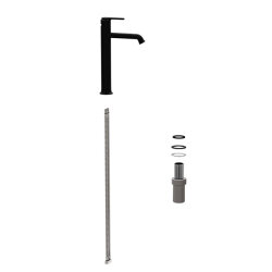 VitrA Origin Classic Çanak Lavabo Bataryası Mat Siyah A4288236 - 3