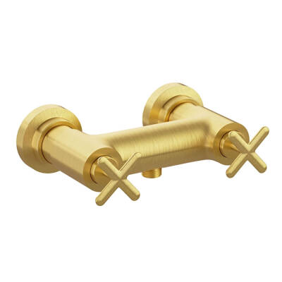 VitrA Origin Classic Duş Bataryası A4289425 Fırçalı Altın - 1