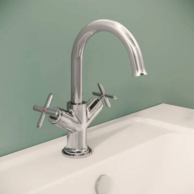 VitrA Origin Classic Lavabo Bataryası Çift Kumandalı A42884 - 5