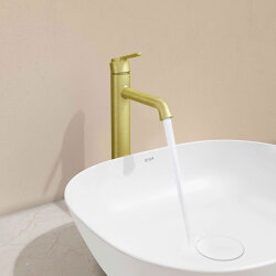 VitrA Origin Classic Çanak Lavabo Bataryası A4288225 Üstten Kumandalı - Fırçalı Altın - 3