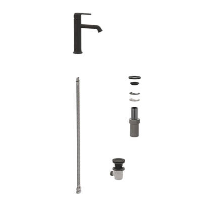 VitrA Origin Classic Lavabo Bataryası A4288036 Üstten Kumandalı - Mat Siyah - 3