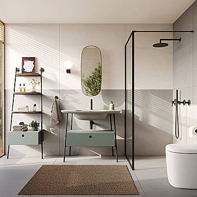 VitrA Origin Duş Başlığı A4563836WTC Mat siyah - 3