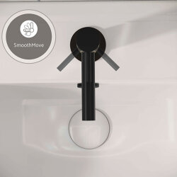 VitrA Origin Lavabo Bataryası A4255536WTC Kısa - Mat Siyah - 4