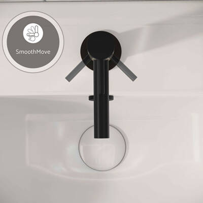 VitrA Origin Lavabo Bataryası A4255536WTC Kısa - Mat Siyah - 4