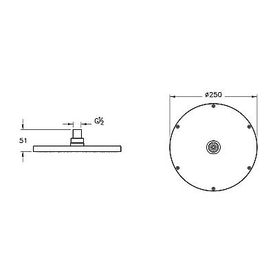 VitrA Origin XL Duş Başlığı Soft Bakır A4563829 - 2
