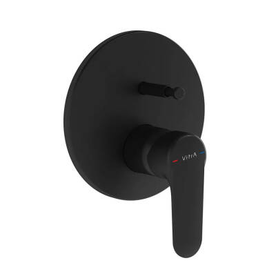 Artema Root Round Ankastre Banyo Bataryası A4272736 Sıva Üstü Grubu - Mat Siyah - 1