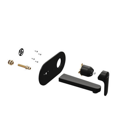 Artema Root Round Ankastre Lavabo Bataryası A4272136 Sıva Üstü Grubu - Mat Siyah - 3